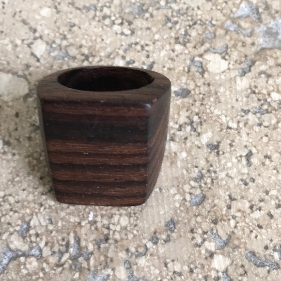Like New, Never Worn, Beautiful Chunky Wood Ring! - Picture 4 of 5